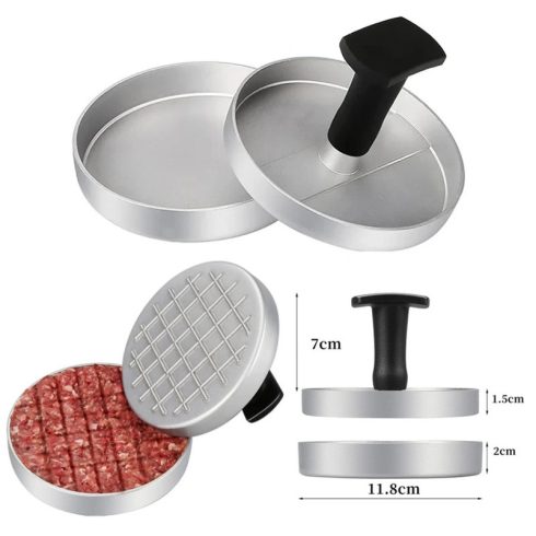 RCK Alumínium Hamburger/húspogácsa készítő/ Burgonyaprés ~11,8 cm 10458