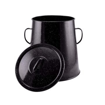   RCK Zománcozott zsírosbödön 20 literes fekete II. oszt. 10459