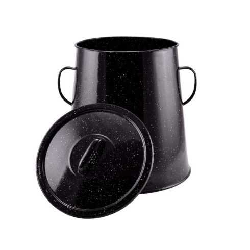 RCK Zománcozott zsírosbödön 20 literes fekete II. oszt. 10459