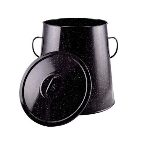 RCK Zománcozott zsírosbödön 30 literes fekete II. oszt. 10460