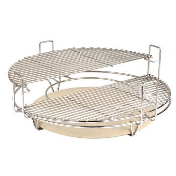   RCK Kamado M grillrács rendszer + deflektor / indirekt sütőkő 10478