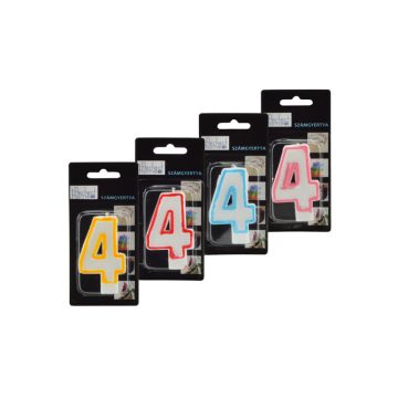 RCK Számgyertya 4 10503