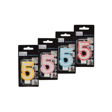 RCK Számgyertya 5 10504