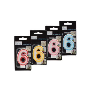 RCK Számgyertya 6 10505