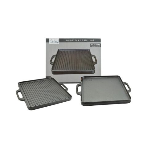 RCK Öntöttvas Grill lap 2 oldalas 32*32 cm 12970