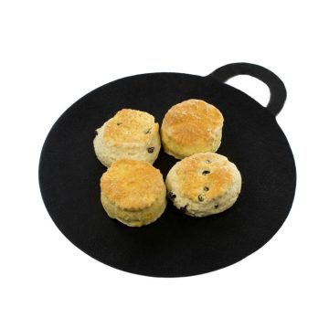 RCK Öntöttvas grill lap kerek, füles 13093