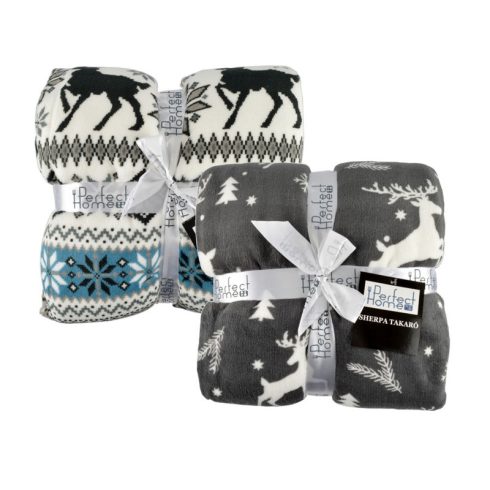 RCK Sherpa takaró mintás 130*170 cm 13449