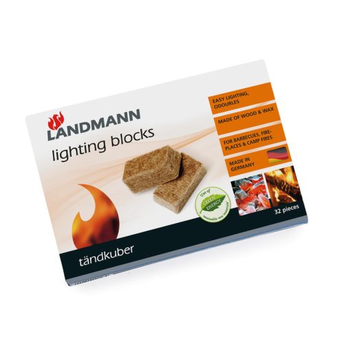 Landmann Grill- és kandallógyújtó (grillbegyújtó / gyújtó kocka) 32 db 13835-L