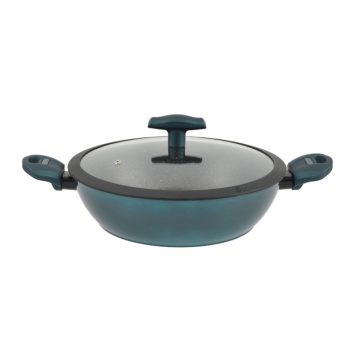   RCK Sea Line tapadásmentes alumínium szeletsütő üvegfedővel 28cm indukciós 15555