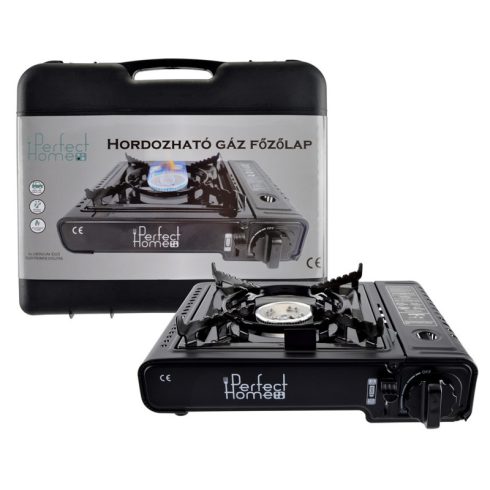 RCK Hordozható gáz főzőlap fekete 17886