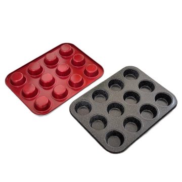 RCK Metal Red Line Muffinsütő 12 db-os 19126