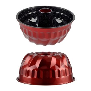 RCK Metal Red Line Kuglóf forma középpel 23*9,6cm 19131
