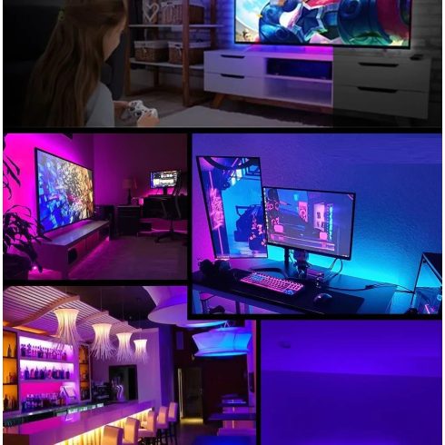 RGB LED szalag J263 10 m