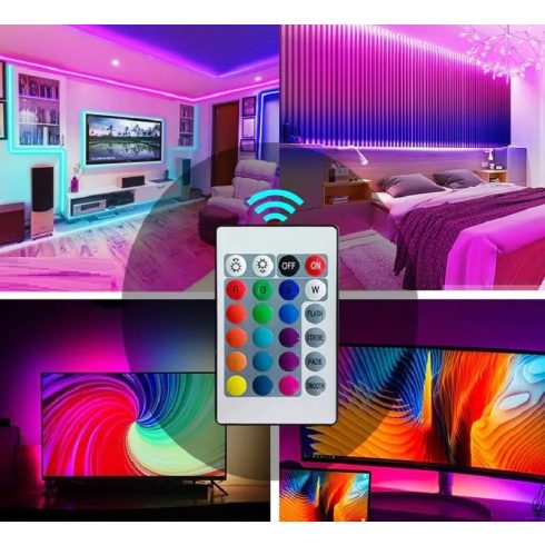 RGB LED szalag J263 10 m