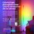 Intelligens LED lámpa filmekhez, játékokhoz, RGB, környezeti világítás, hangszinkronizálás, Bluetooth, távirányító és dedikált alkalmazás, USB csatlakozás, 103 cm