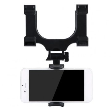   Visszapillantóra Rögzíthető Autós Telefontartó Telefon Tartó