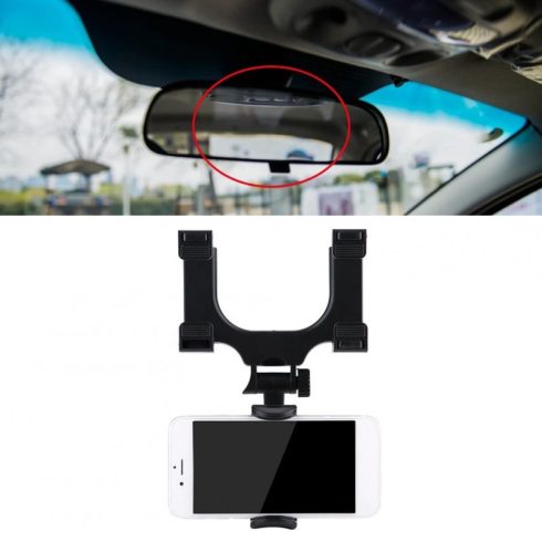 Visszapillantóra Rögzíthető Autós Telefontartó Telefon Tartó