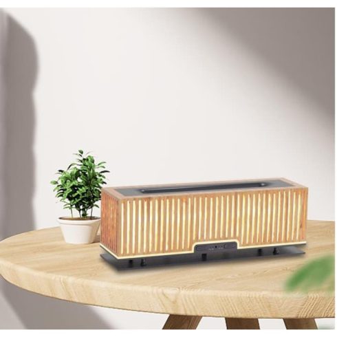 Fa Megjelenésű Só aromaterápiás Diffúzor, 200 ml-es tartály