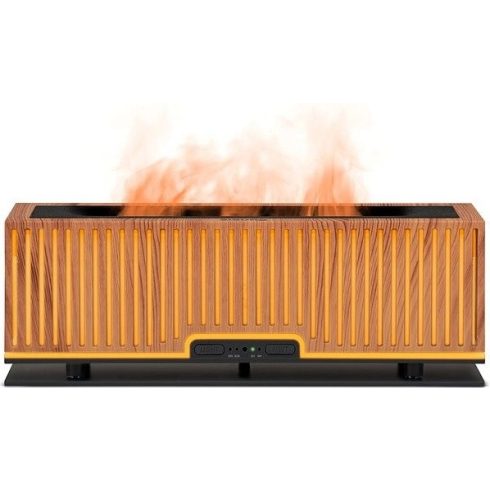 Fa Megjelenésű Só aromaterápiás Diffúzor, 200 ml-es tartály