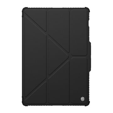   Nillkin Bumper Pro Samsung Galaxy Tab S9 Ultra/S10 Ultra közepesen ütésálló tok kitámasztóval, fekete