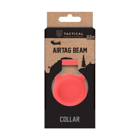 Tactical Beam Collar Airtag tok, piros