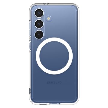   Spigen Ultra Hybrid MagFit Samsung Galaxy S25 tok, Clear White, átlátszó-fehér