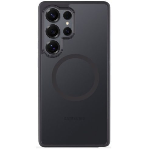 Tactical MagForce Hyperstealth Samsung Galaxy S25 Ultra hátlap tok, áttetsző/sötétszürke
