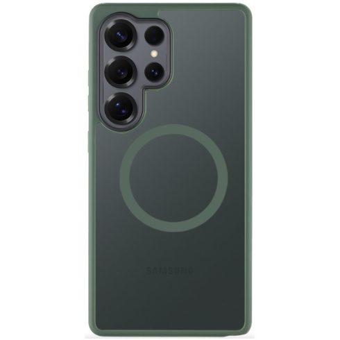 Tactical MagForce Hyperstealth Samsung Galaxy S25 Ultra hátlap tok, áttetsző/sötétszöld