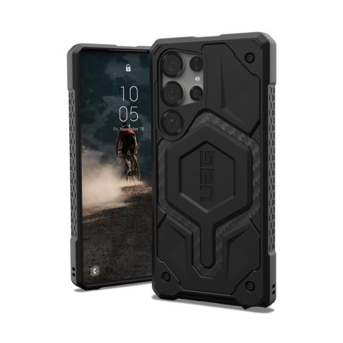 UAG Monarch Pro Samsung Galaxy S25 Ultra mágneses tok, carbon fiber