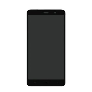   Xiaomi Redmi Note 3 kompatibilis LCD modul kerettel, OEM jellegű, fekete, Grade S+