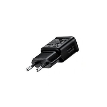   Samsung EP-TA200EBE kompatibilis hálózati töltő adapter USB, fekete, (No logo)