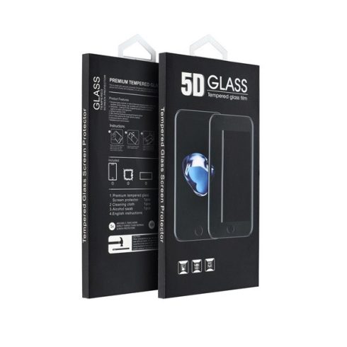 Xiaomi Mi 11 Lite 5D Full Glue hajlított tempered glass kijelzővédő üvegfólia, fekete