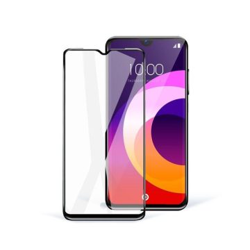   Samsung Galaxy S21 FE Full Glue Ceramic hajlított tempered glass kijelzővédő üvegfólia, fekete