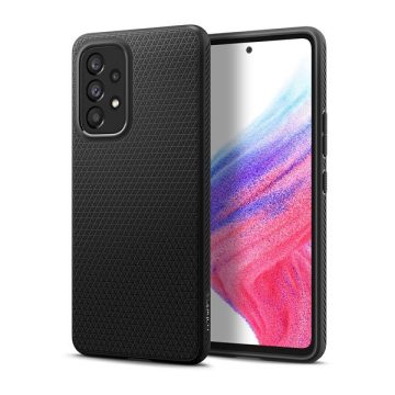   Spigen Liquid Air Samsung Galaxy A53 tok, Matte Black, fekete