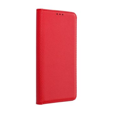 Magnet Samsung Galaxy M53 5G mágneses flip tok, piros