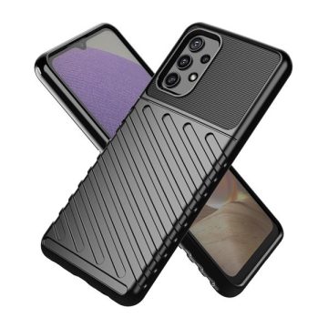 Forcell Thunder hátlap tok Samsung Galaxy A32 5G, fekete