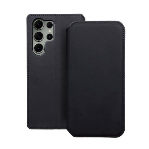 Dual Pocket Samsung Galaxy S23 Ultra, flip tok, fekete