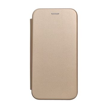   Forcell Elegance oldalra nyíló hátlap tok Samsung S24 PLUS arany