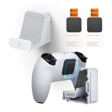   Spigen Playstation 4/5 / Nintendo Switch Pro / Xbox kontroller tartó, VG300 fehér (2db)