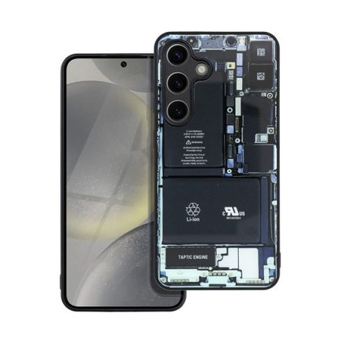 Tech Samsung S23 FE szilikon hátlap tok, fekete