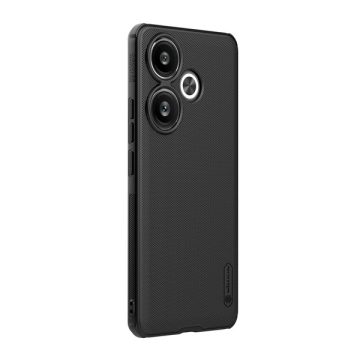 Nillkin Super Frosted Pro Poco F6 hátlap tok, fekete