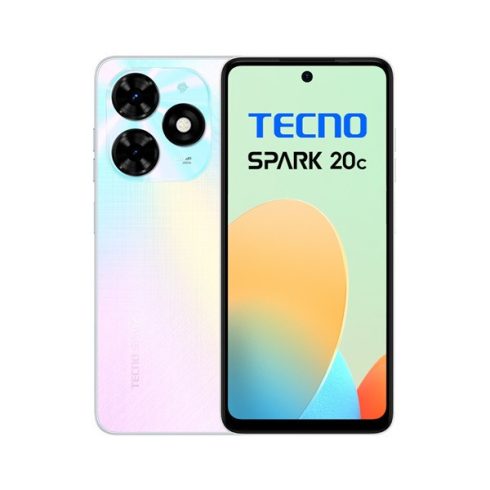 Tecno Spark 20C 4/128GB okostelefon, Mystery White (fehér)