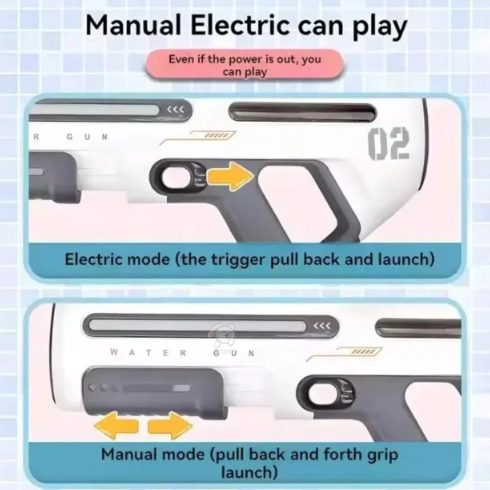Storio újratölthető elektromos automata Holi Pichkari vízipisztoly játék gyerekeknek játékok lövészet vízipisztoly játék gyerekeknek akár 30 láb hatótávolsággal