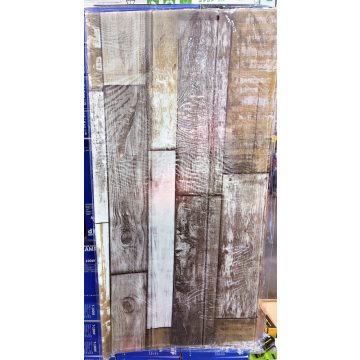   10 Darab Öntapadós 3d Faldekor Falmatrica Tapéta  Rusztikus Fa Hatású Méretek 77 X 70 X 0,6 Cm Fal Matrica Dekor Lakásdekor Cikk 