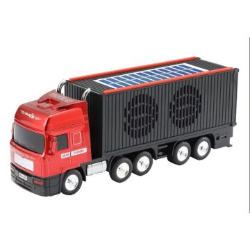   10 W-os Napelemes Autós Multifunkciós Hangszóró, WS-691, konténerszállító teherautó BT hangszórók Solar töltéssel, 1500 mAh TF TWS