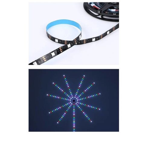 Tűzijáték RGB smart app LED szalag, távirányító vagy bluetooth vezérlés