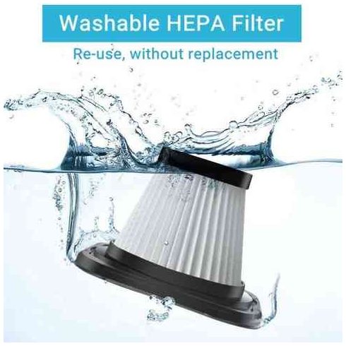 Nedves és Száraz Autóporszívó 90W Mosható HEPA szűrővel