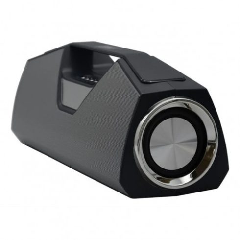 Wster WS-5358 20W Hordozható Bluetooth Hangszóró Kültéri Zseblámpával FM rádió USB TF kártya Mélynyomó - Fekete