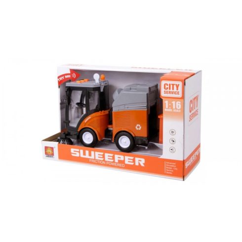 Utcaseprő Autó Út Seprő Kukával WY680A