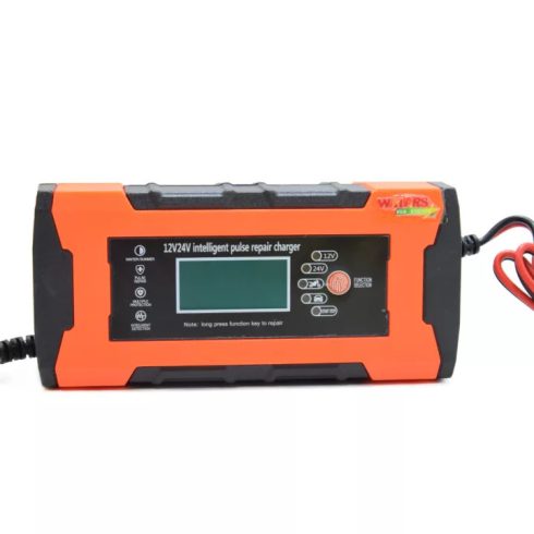 Charger King Inteligens Autó és Teherautó Akkumulátor Töltő 12V-24 Akku Okos Töltő Akkutöltő Akkumulátor Töltő